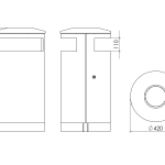 Atkritumu tvertne AT701T