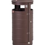 Litter bin 70 l Tornis AT701 NPF Rostiges Eisen with lock
